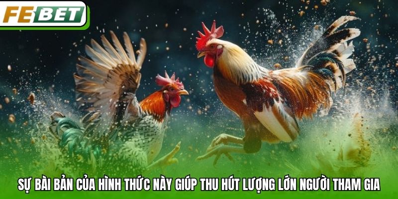 Sự bài bản của hình thức này giúp thu hút lượng lớn người tham gia