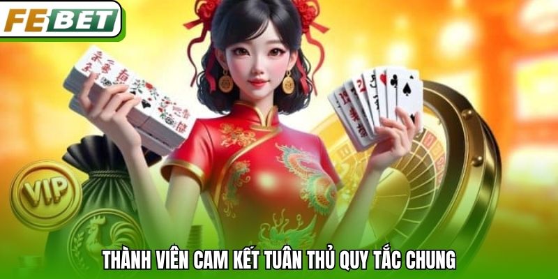 Thành viên cam kết tuân thủ quy tắc chung