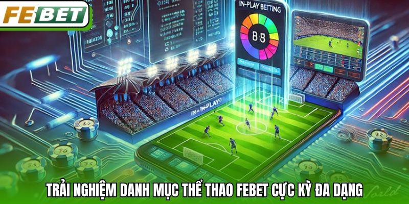 Trải nghiệm danh mục thể thao Febet cực kỳ đa dạng